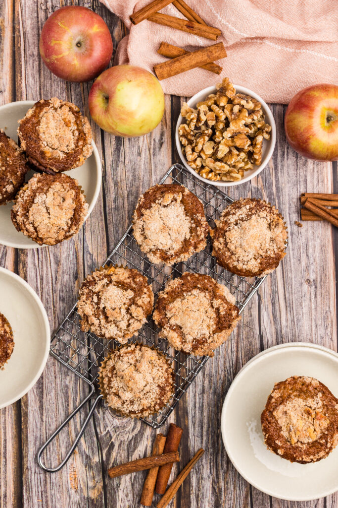 Applesauce Sourdough Muffins